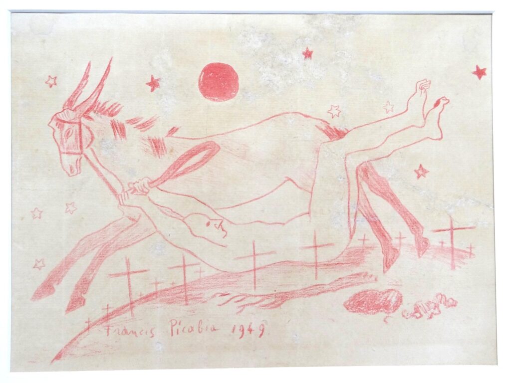 Ilustração com litografia do artista Francis Picabia